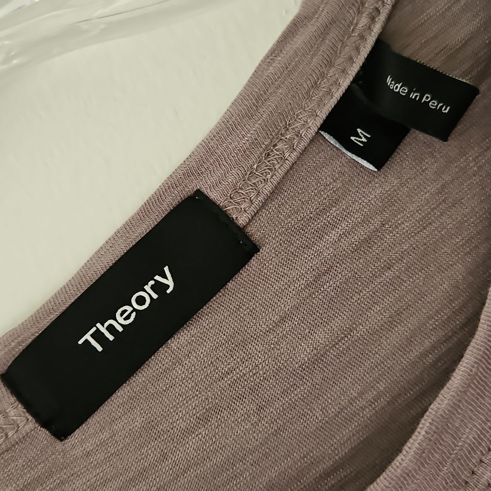 Theory Lavender Cotton‎ Tshirt Size Medium - Picture 10 of 10